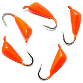 Мормышка вольфрамовая Яман Дрейссена с ушком №6 (1.5г) оранжевый