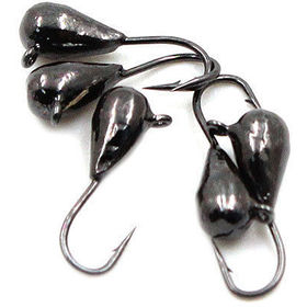 Мормышка вольфрамовая Яман Капля с ушком №5 (1.9г) черный никель (упаковка - 5шт)