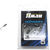 Мормышка вольфрамовая Яман Овсинка с фаской с отверстием №3 (0.42г) черный никель (5шт)