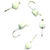 Мормышка вольфрамовая Яман Таблетка с ушком №3 (0.2г) фосфор (5шт)