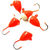 Мормышка Яман капля с ушком (0.3г) цв.04 с фосф.пяткой (5шт)
