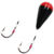 Приманка Балда Яман Булава-5 с плавающими крючками (25г) черный/красный