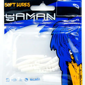 Слаг Yaman Pro Dasty р.0,9 inch (2.29 см) 01 White (упаковка - 15 шт)