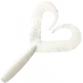 Твистер Yaman Pro Loop-Two р.2 inch (5.08 см) 01 White (упаковка - 10 шт)
