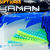 Твистер Yaman Pro Ruff р.3 inch (7.62 см) 18 Ice Chartreuse (упаковка - 10 шт)