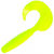 Твистер Yaman Pro Spiral р.3,5 inch (8.89 см) 02 Chartreuse (упаковка - 10 шт)