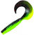 Твистер Yaman Pro Spiral р.3,5 inch (8.89 см) 32 Black Red Flake/Chartreuse (упаковка - 10 шт)