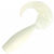 Твистер Yaman Pro Spry Tail р.1,5 inch (3.81 см) 01 White (упаковка - 10 шт)