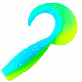 Твистер Yaman Pro Spry Tail р.1,5 inch (3.81 см) 18 Ice Chartreuse (упаковка - 10 шт)