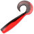 Твистер Yaman Lazy Tail Shad 5inch (12.7см) 33-Black Red Flake/Red (упаковка - 4шт)