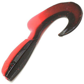 Твистер Yaman Mermaid Tail 3inch (7.62см) 33-Black Red Flake/Red (упаковка - 10шт)