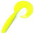 Твистер Yaman Spiral 6inch (15.24см) 02-Chartreuse (упаковка - 4шт)