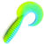Твистер Yaman Spiral 3.5inch (8.89см) 18-Ice Chartreuse (упаковка - 10шт)