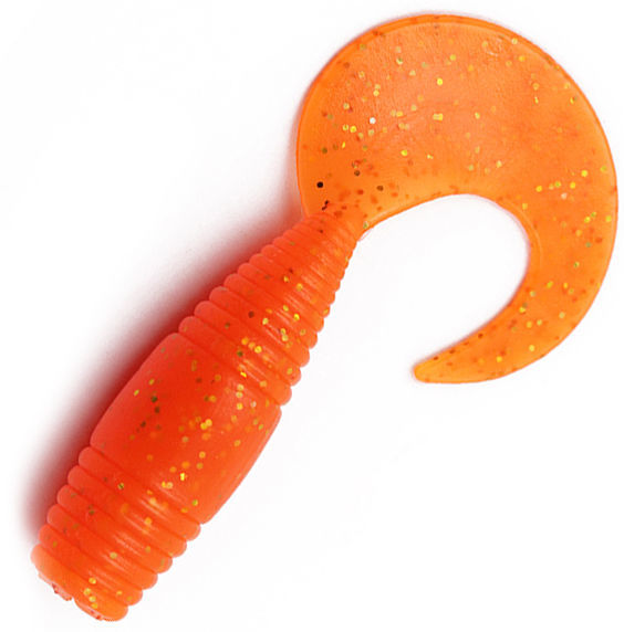 Твистер Yaman Spry Tail 2inch (5.08см) 03-Carrot gold flake (упаковка - 10шт)