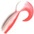 Твистер Yaman Spry Tail 2inch (5.08см) 27-Red White (упаковка - 10шт)