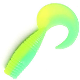 Твистер Yaman Spry Tail 2inch (5.08см) 30-Lime Chartreuse (упаковка - 10шт)