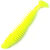 Виброхвост Yaman Arris Shad 5.5inch (13.97см) 02-Chartreuse (упаковка - 4шт)