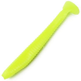Виброхвост Yaman Flatter Shad 4inch (10.16см) 02-Chartreuse (упаковка - 5шт)