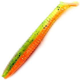 Виброхвост Yaman Flatter Shad 4inch (10.16см) 16-White (упаковка - 5шт)