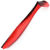 Виброхвост Yaman Flatter Shad 4inch (10.16см) 33-Black Red Flake/Red (упаковка - 5шт)