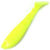 Виброхвост Yaman Light-Flake 4inch (10.16см) 02-Chartreuse (упаковка - 4шт)