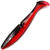 Виброхвост Yaman Mamura 5inch (12.7см) 33-Black Red Flake/Red (упаковка - 4шт)