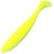Виброхвост Yaman Sharky Shad 5.5inch (13.97см) 02-Chartreuse (упаковка - 5шт)