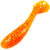 Виброхвост Yaman Pro Boost Up 2.5 (6.35см) 03 Carrot gold flake (упаковка - 6шт)