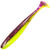 Виброхвост Yaman Pro Plum Blossom 3 (7.62см) 26 Violet Chartreuse (упаковка - 7шт)