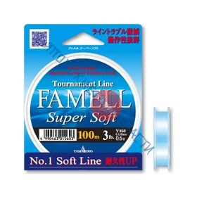Леска Yamatoyo FAMELL SUPER SOFT #0.4-150М, ГОЛУБОЙ