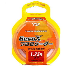 Флюорокарбон YGK Geso X Leader #1.5 25м 0.205мм (прозрачный)