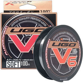 Флюорокарбон YGK X-Braid UGO V6 Soft #4 100м