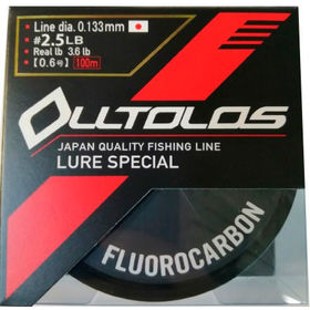Леска YGK Olltolos Fluorocarbon 100м 0.128мм Clear
