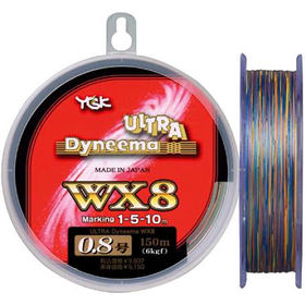 Леска плетеная YGK Ultra Dyneema WX8 150м 0.165мм
