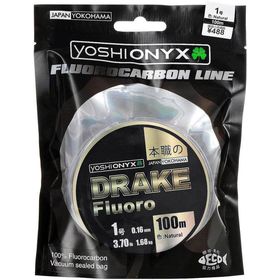 Леска Yoshi Onyx Drake Fluoro Natural 100м 0.14мм (прозрачная)