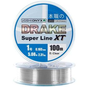 Леска Yoshi Onyx Drake Superline XT Clear 100м 0.128мм (прозрачная)