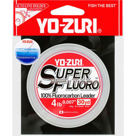 Лидер Yo-zuri SuperFluoro 30м 0.173мм (Прозрачная)
