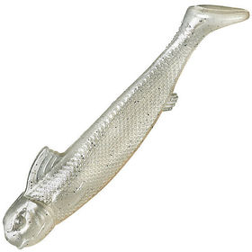 Мягкая приманка Yum Mud Minnow 4 (10.1см) 81-Pearl Silver Flash (упаковка - 8шт)
