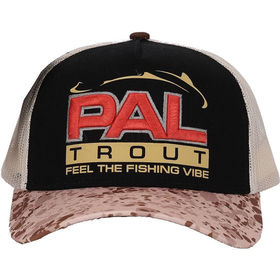 Бейсболка PAL Trout Cap PVC-2504 (черный)