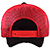 Бейсболка Zetrix PAL Cap PC-1601 Black Beak, Red Mesh (красная сетка-черный козырек)