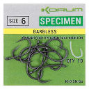Крючок Korum Xpert Specimen Barbless Hooks