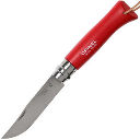 Нож Opinel №8 Trekking (красный) с чехлом
