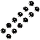 Объемные глаза наклейки глаза Bassday 3D Crystal Eye