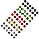 Объемные глаза наклейки глаза Bassday 3D Eye Seal