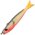 Рыбка поролоновая Джига Уклейка (упаковка 5 шт)