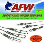 Поводок оснащенный AFW Surfstrand Micro Supreme (упаковка)