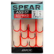 Крючок тройной BKK Assist Spear-21 UVO (упаковка)