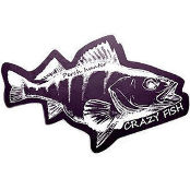Наклейка Crazy Fish Perch Hunter