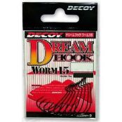 Офсетные крючки Decoy Worm 15 Dream Hook