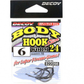 Офсетный крючок Decoy Worm 24 Body Hook Slim